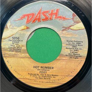 Foxy Hot Number / Call It Love 45 Disco 1979 Dash TK Records